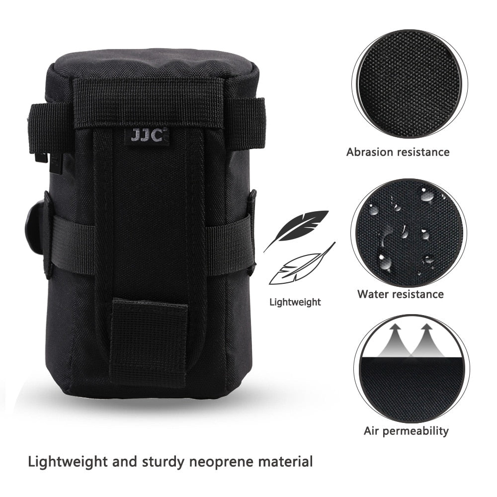 JJC Camera Lens Case Holder Storage Pouch Waterproof Bag for Sony A5000 a6000 Canon  Nikon Protector Bag for Camera Accessories