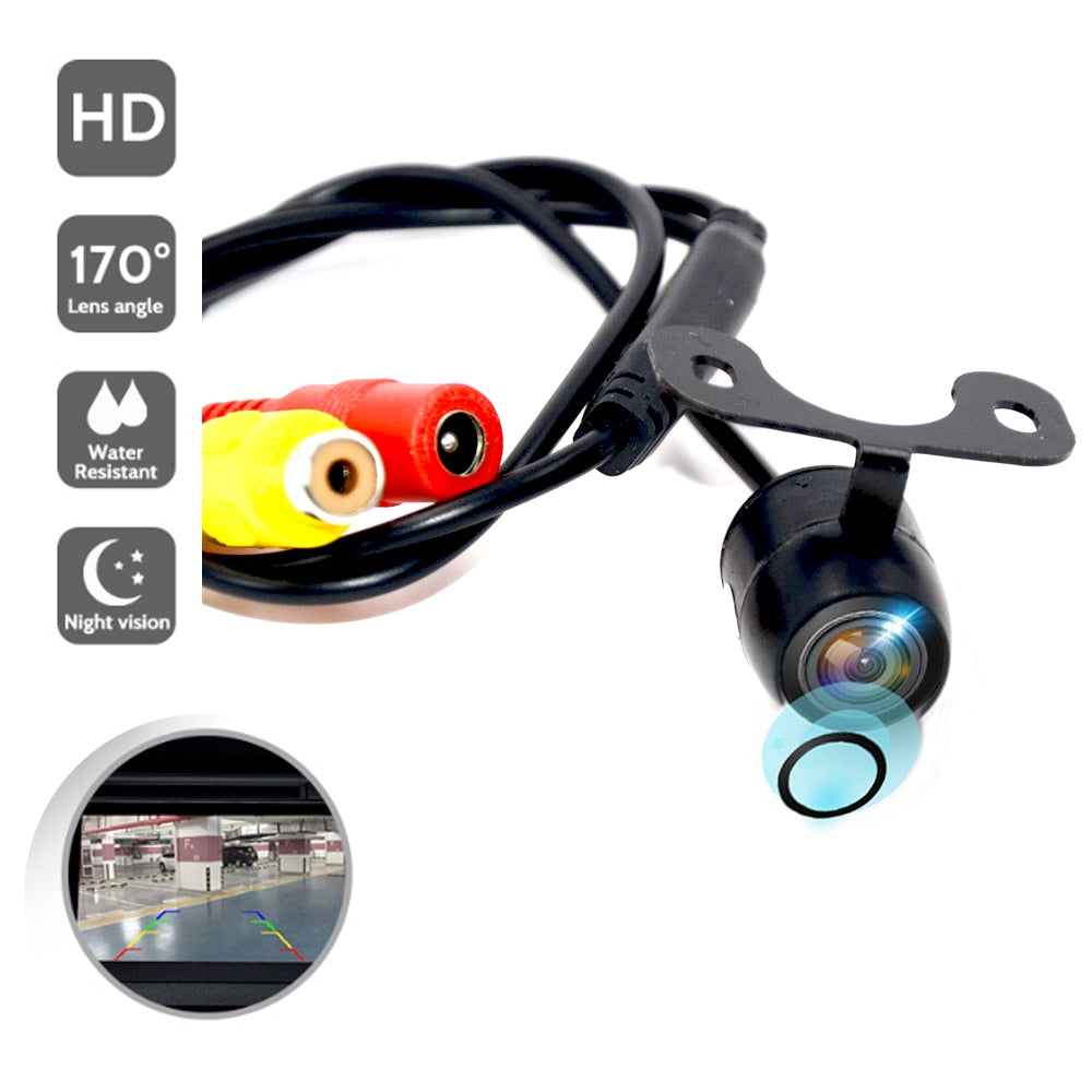 Car Rear View Camera Wide Angle Reverse Parking Waterproof CCD LED Auto Backup Monitor Universal for BMW New HD Night Vision