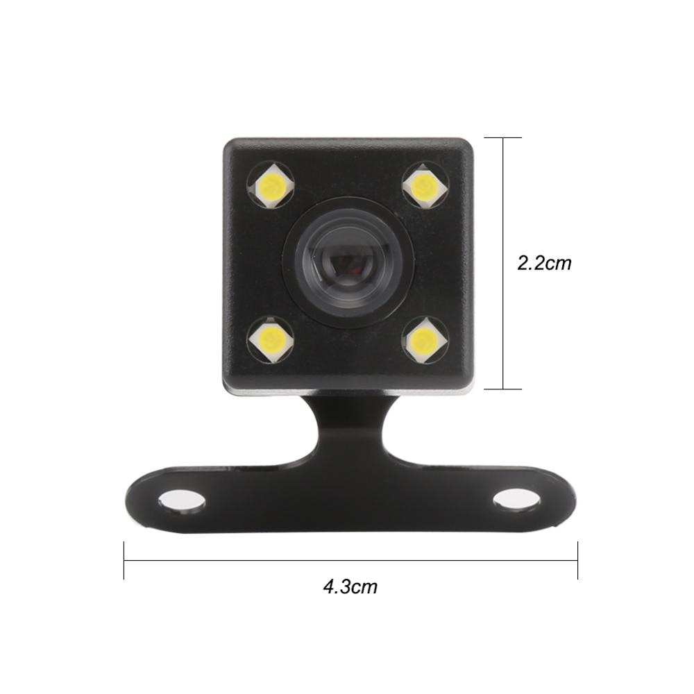 Car rear view camera HD rear view video vehicle camera Backup Reverse Camera 4 LED Night Vision Parking Camera  Wide Angle