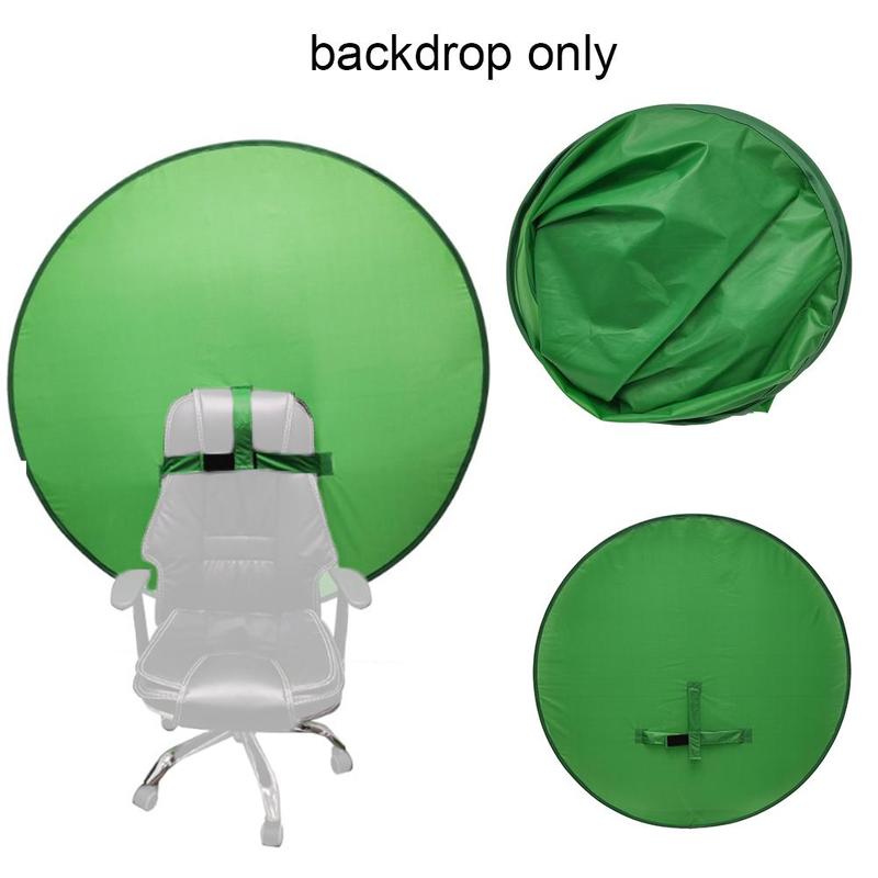 4.65ft 142CM Round Green Backdrop Photography Background Screen for Photo Video Studio Green Screen Photography Props