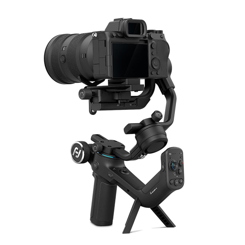 FeiyuTech Feiyu SCORP-C 3-Axis Handheld Gimbal Stabilizer Handle Grip for DSLR Camera Sony/Canon with Pole Tripod