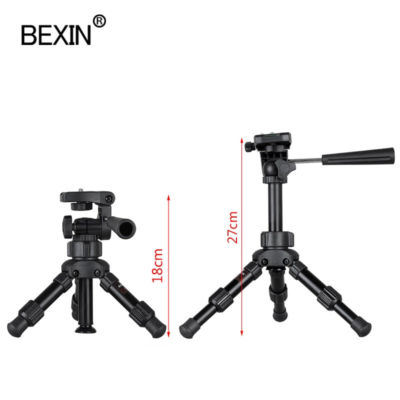 small Lightweight tabletop camera tripod phone stand holder portable Desktop Compact pocket mini tripod for Phone dslr camera